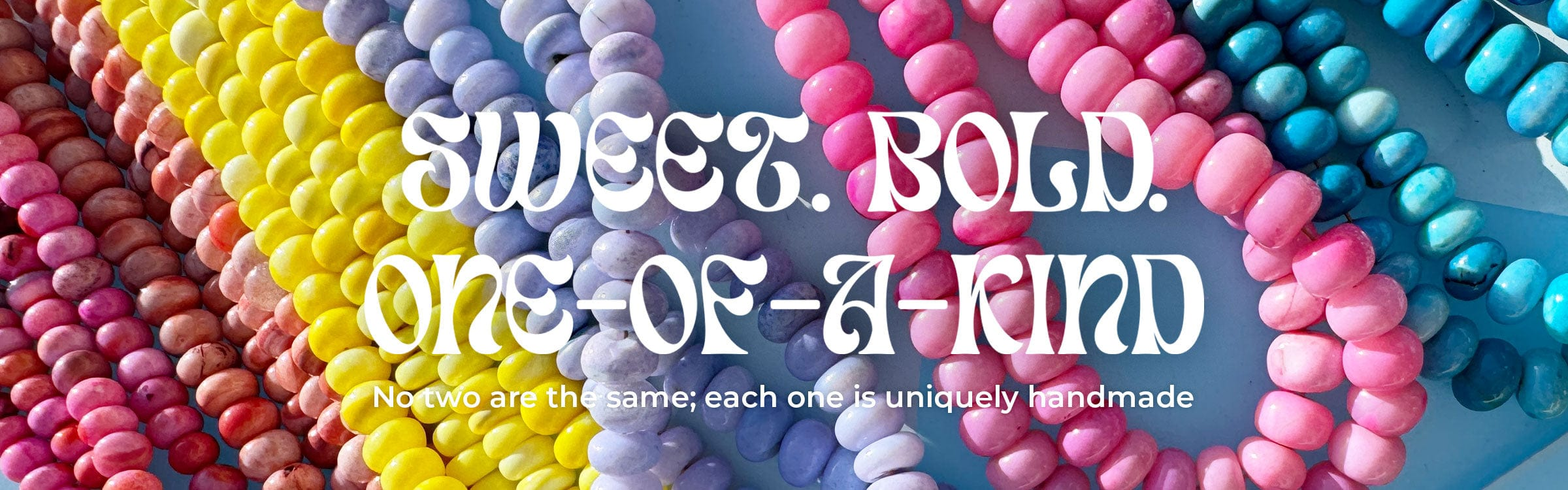 Candy Crush Beaded Necklace // Sahira