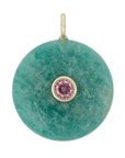 Aventurine Pink Disc Charm by BRACHA