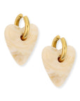 Blaise Heart Earrings Earrings by BRACHA
