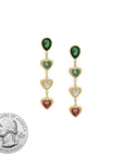 Carly Heart Earrings Earrings by BRACHA