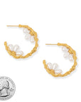 BRACHA Catalina Pearl Hoops