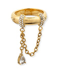 Devon Drop Ring Rings by BRACHA