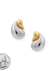 BRACHA Drop Two Tone Earrings