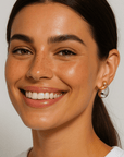 BRACHA Drop Two Tone Earrings