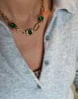 Emerald Glow Necklace Necklaces by BRACHA