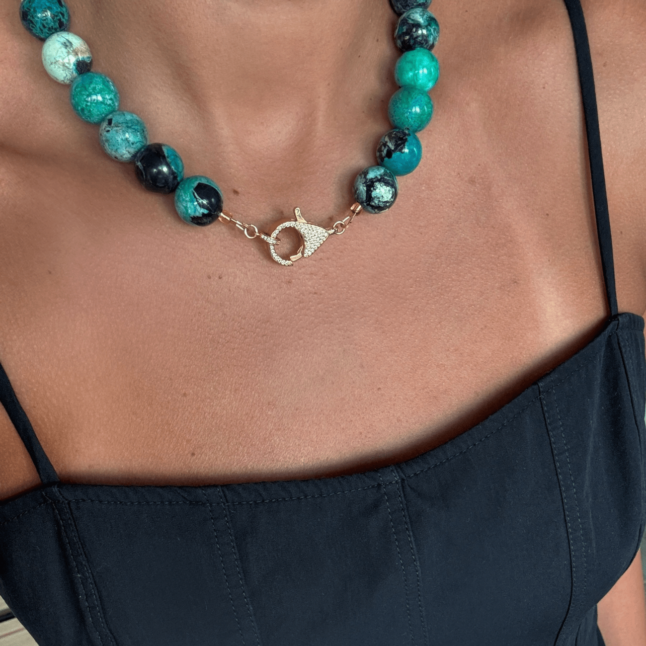 BRACHA Ennis Sea Green Necklace