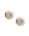 Harrington Round Studs Earrings by BRACHA