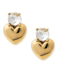 BRACHA Heart Of Gold Studs