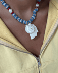 Iris Shell Necklace Necklaces by BRACHA