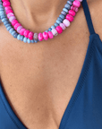 BRACHA Jumbo Hibiscus Spritz Candy Necklace