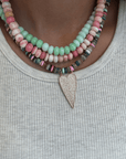 BRACHA Kiwi Candy Crush Necklace