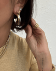 BRACHA Lira Two Tone Hoops