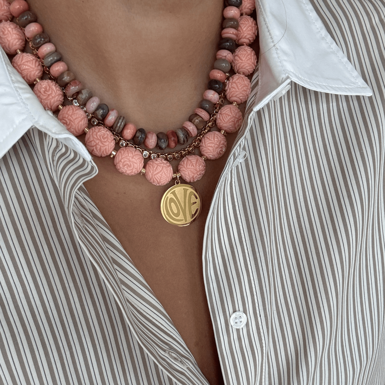 BRACHA Love Grows Beaded Necklace