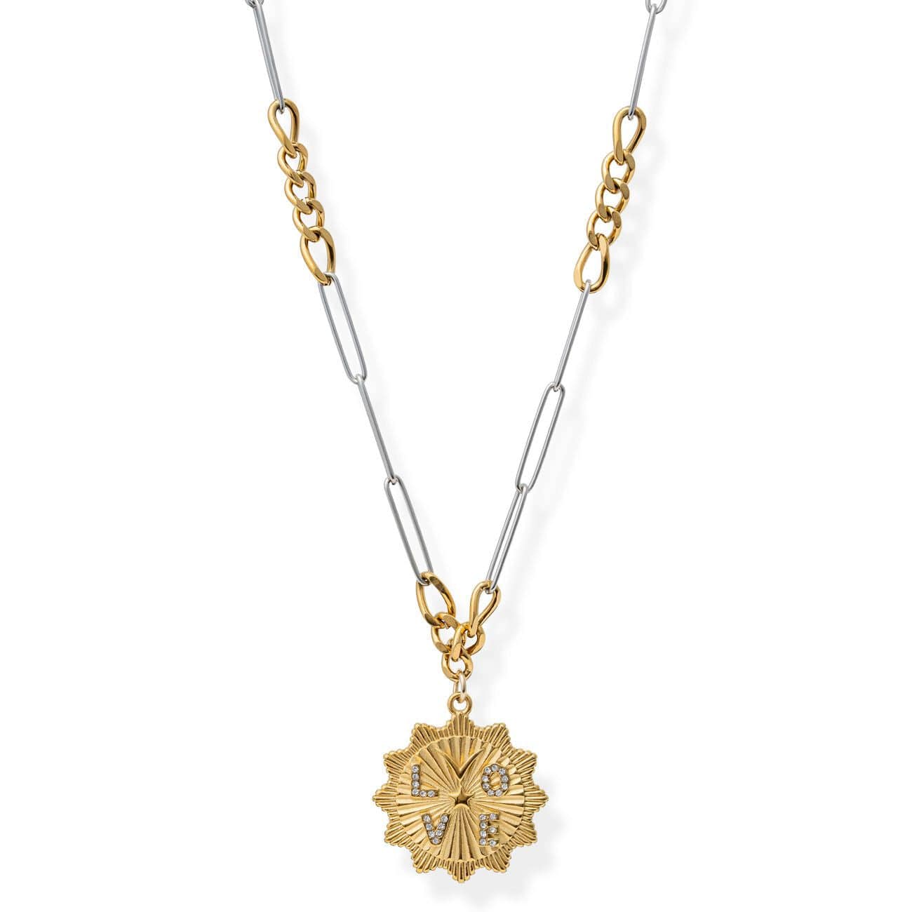 BRACHA Love Spark Two Tone Necklace