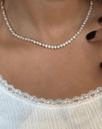 Mali Heart Tennis Necklace Necklaces by BRACHA