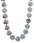 BRACHA Murphy Powder Blue Heart Necklace
