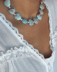 BRACHA Murphy Powder Blue Heart Necklace