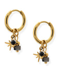 BRACHA Onyx Hoop Earring