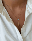 Palmer Blue Necklace Necklaces by BRACHA