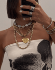 BRACHA Puffy Heart Necklace