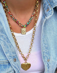 BRACHA Puffy Heart Necklace