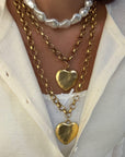 BRACHA Puffy Heart Necklace