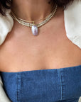 BRACHA Shelly Pearl Omega Choker