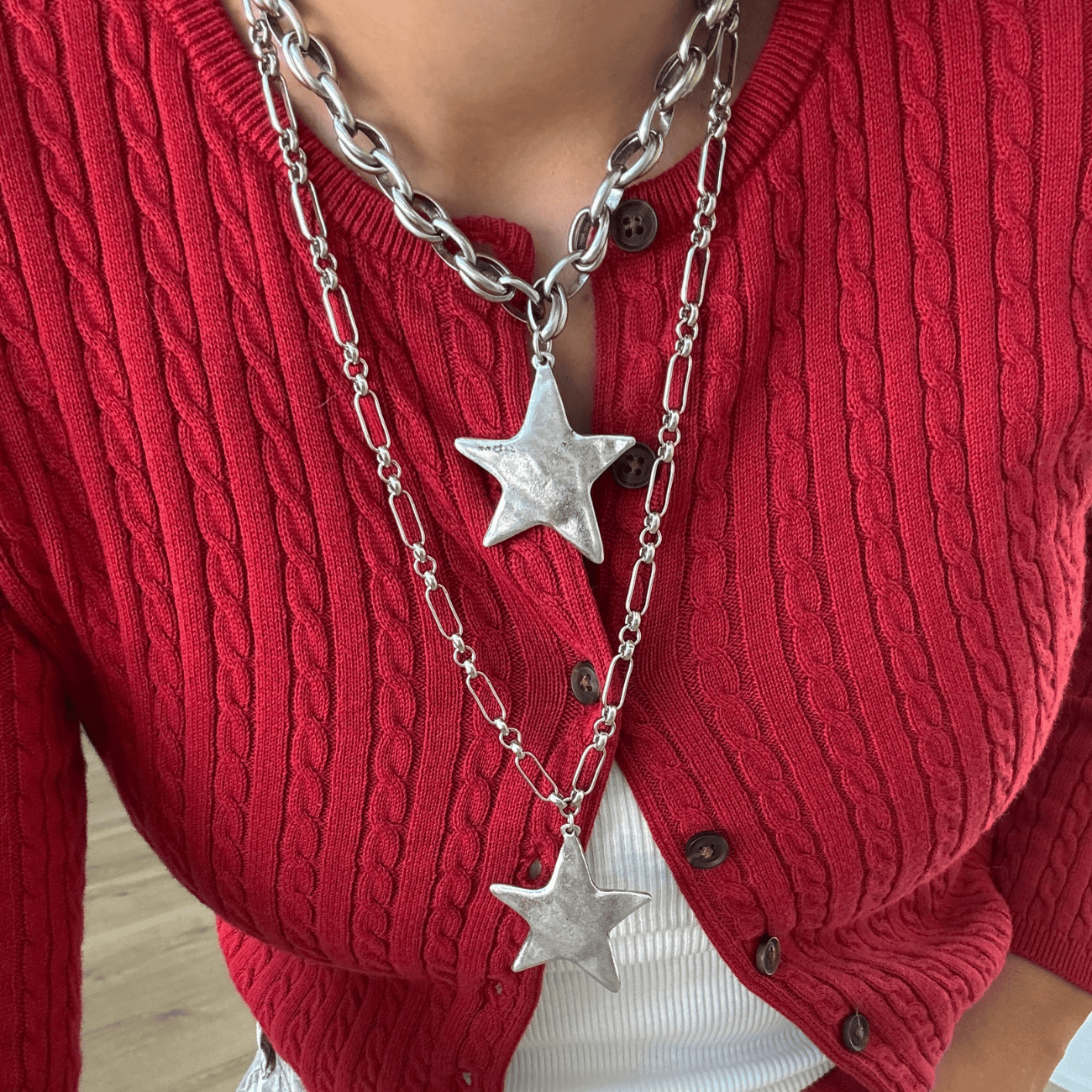 BRACHA Silver Star Shine Necklace