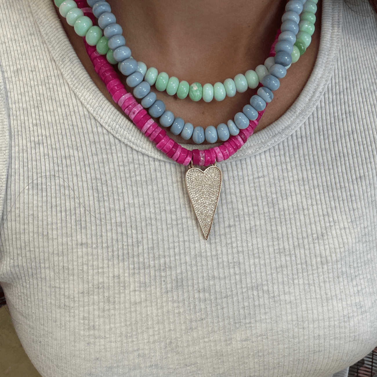 BRACHA Sky Blue Candy Necklace