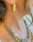 BRACHA Elle Gage Two Tone Necklace