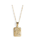 BRACHA Gold Filled Initial Card 18'' Length