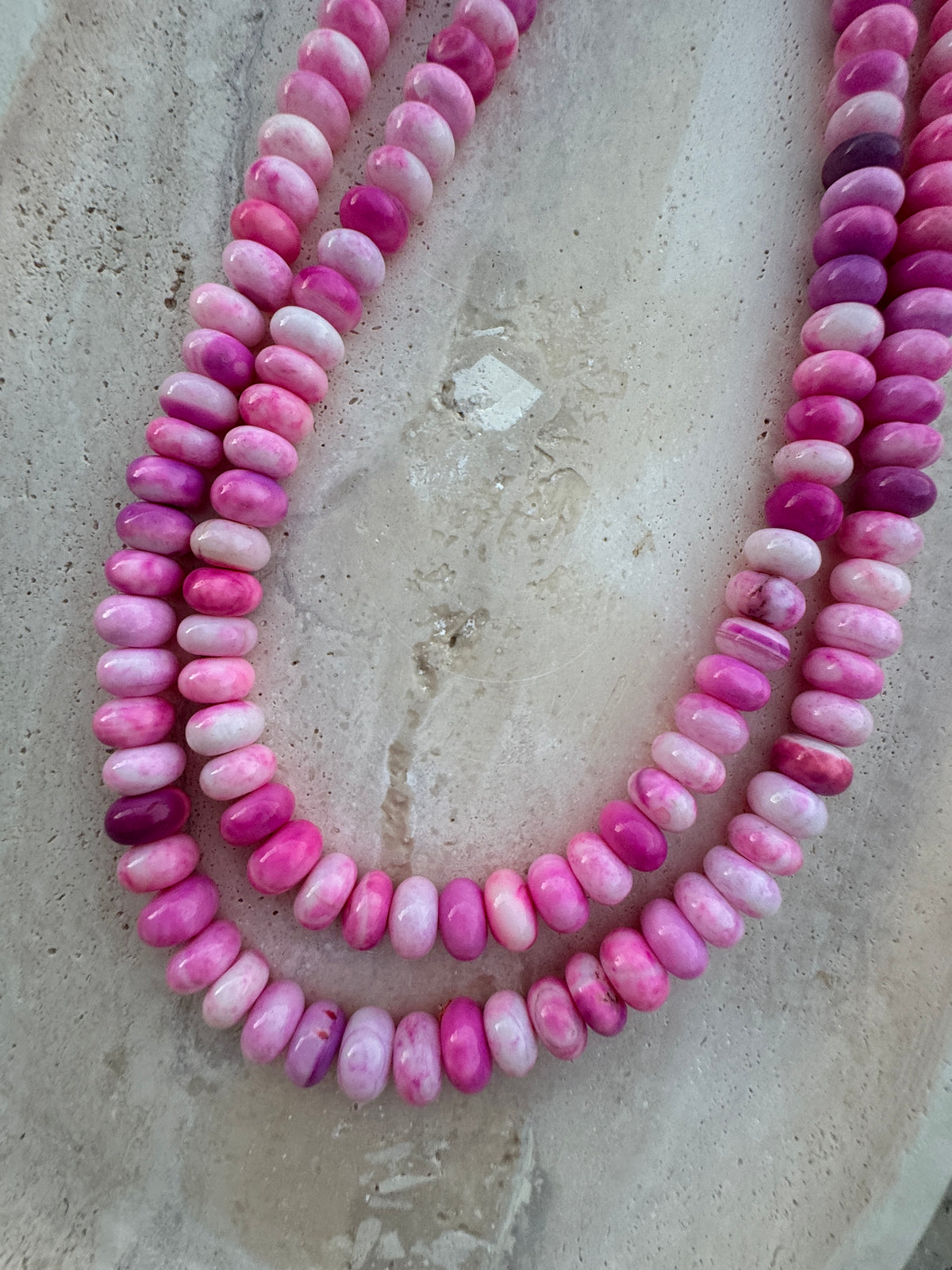 Mini Barbie Pink Swirl Necklace