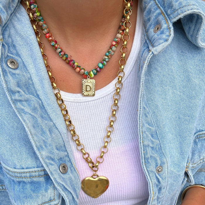 Puffy Heart Necklace