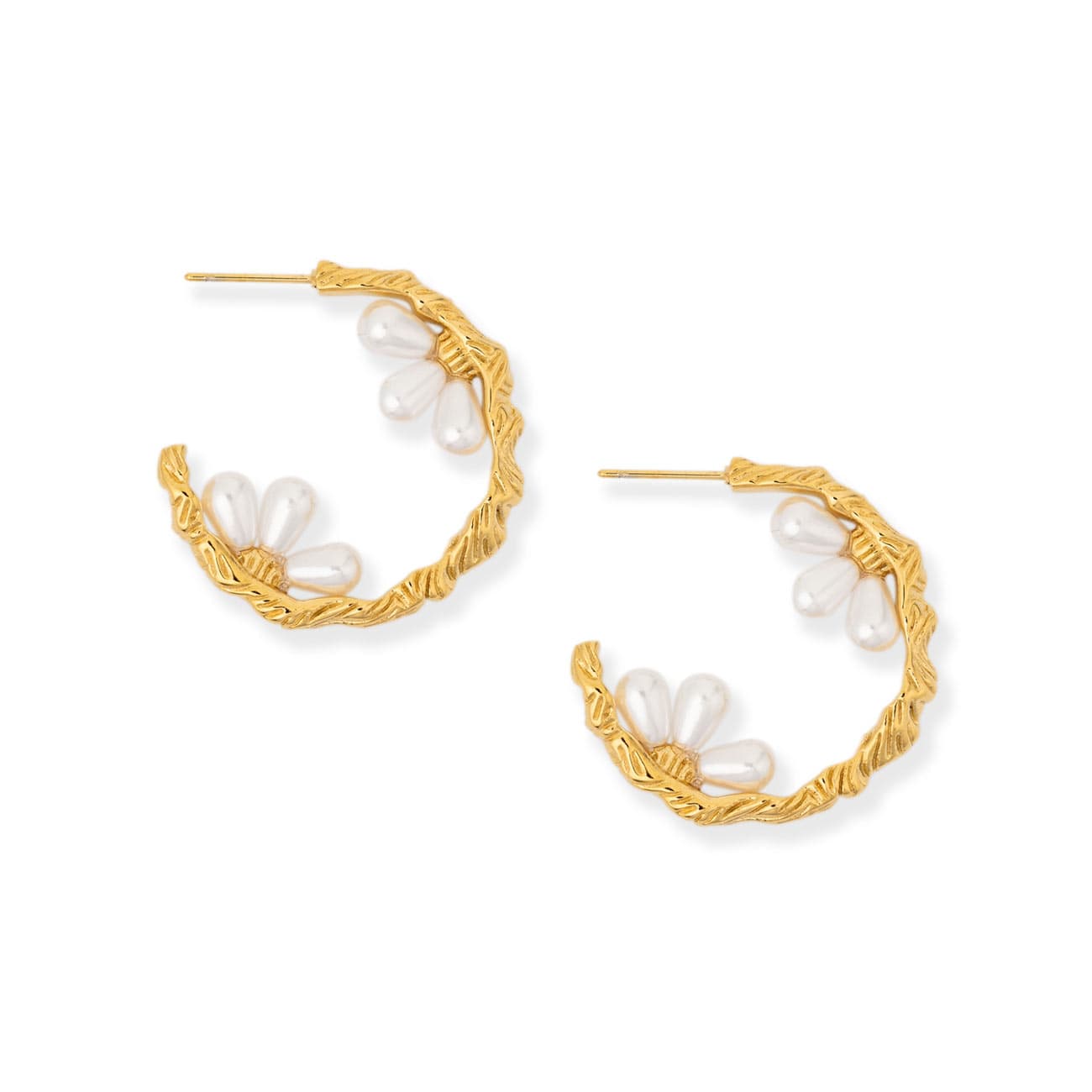 BRACHA Catalina Pearl Hoops
