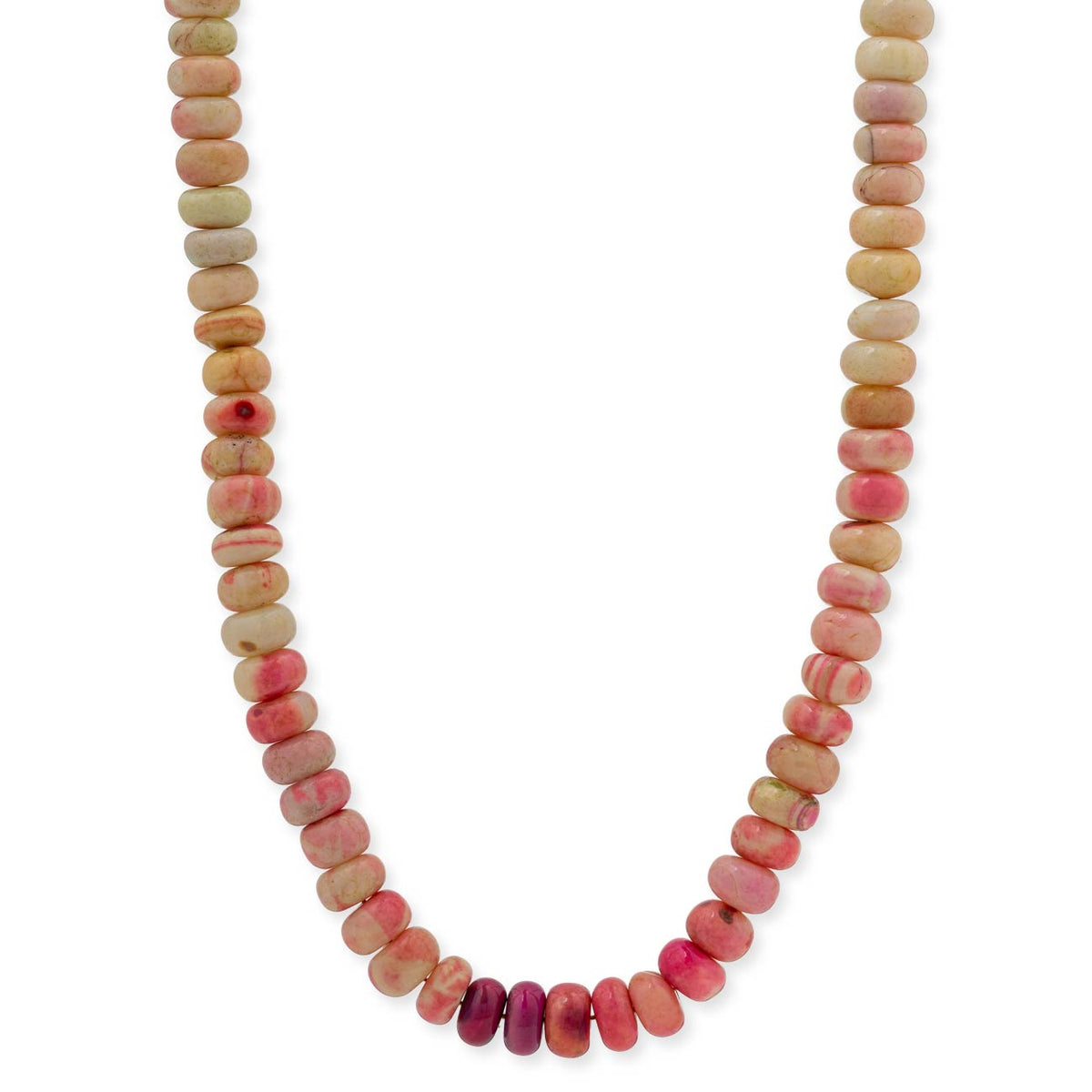 Coral Lemon Candy Necklace