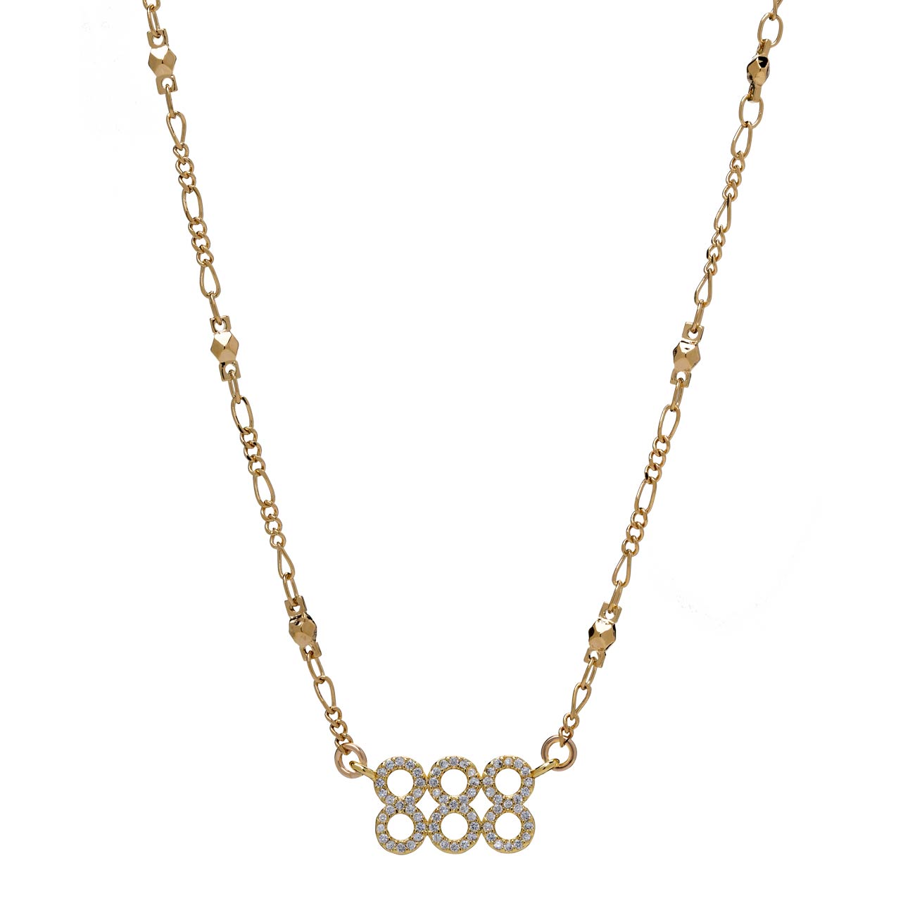Gelin Angel Numbers Pendant Necklace in 14k Gold – Gelin Diamond