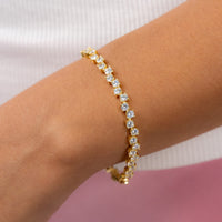 Champagne Tennis Bracelet