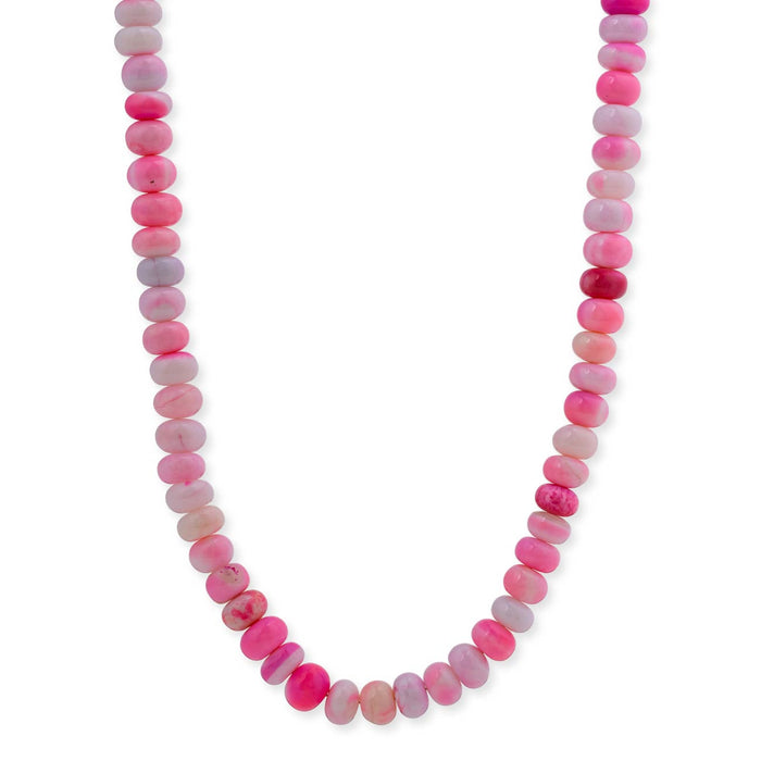 Light Bright Pink Swirl Necklace