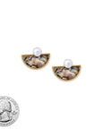Abalone Studs Earrings by BRACHA