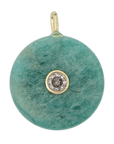 Aventurine Crystal Disc Charm by BRACHA