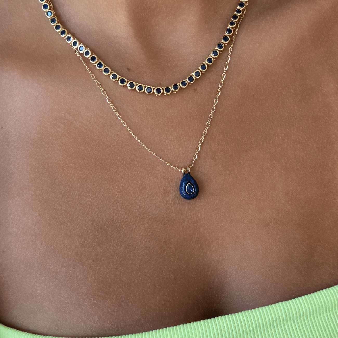 BRACHA Aspyn Droplet Necklace