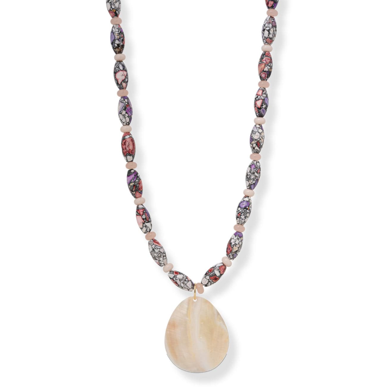 At Dusk Shell Necklace Necklaces by BRACHA
