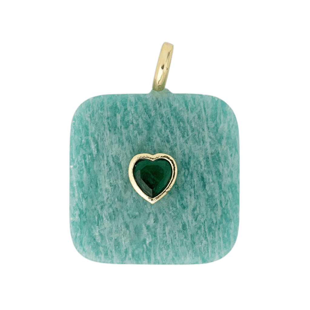 Aventurine Tile Charm by BRACHA