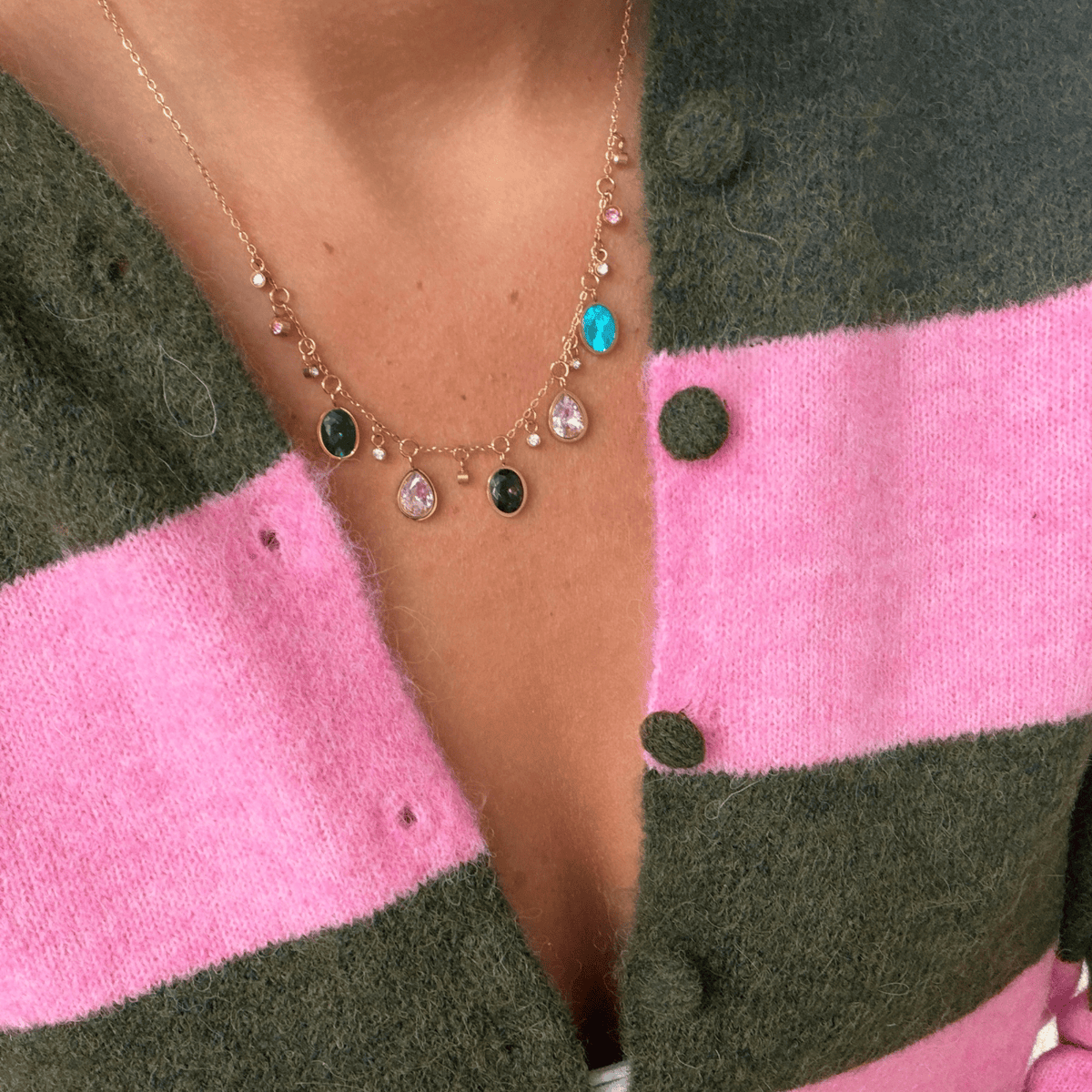 Bailey Gem Necklace Necklaces by BRACHA