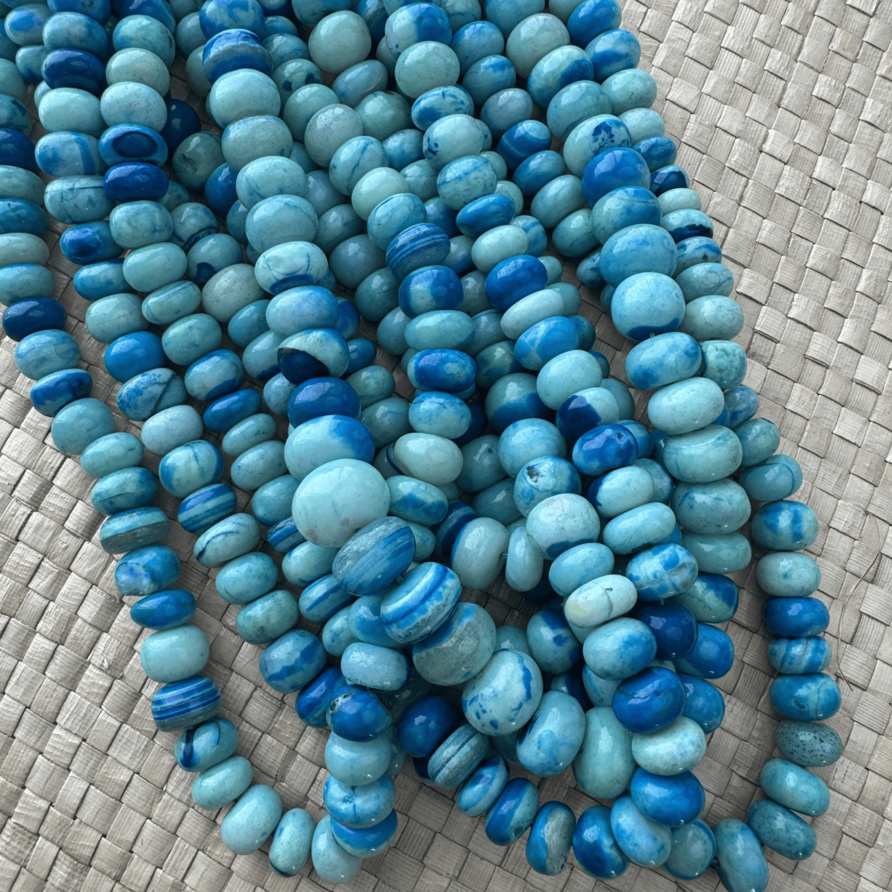 BRACHA Berry Blue Swirl Candy Necklace