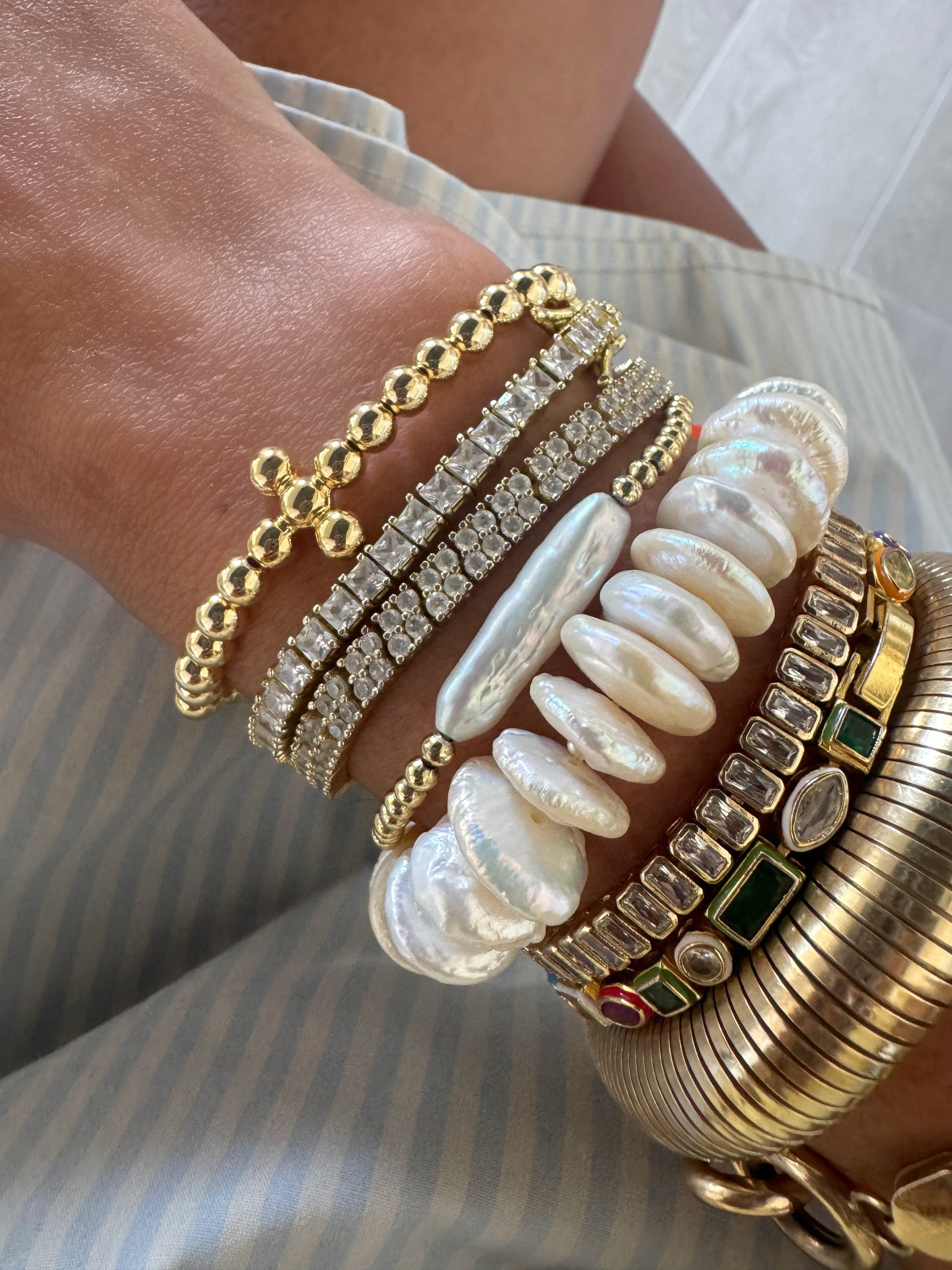 Bitty Cross Bracelet Bracelets by BRACHA
