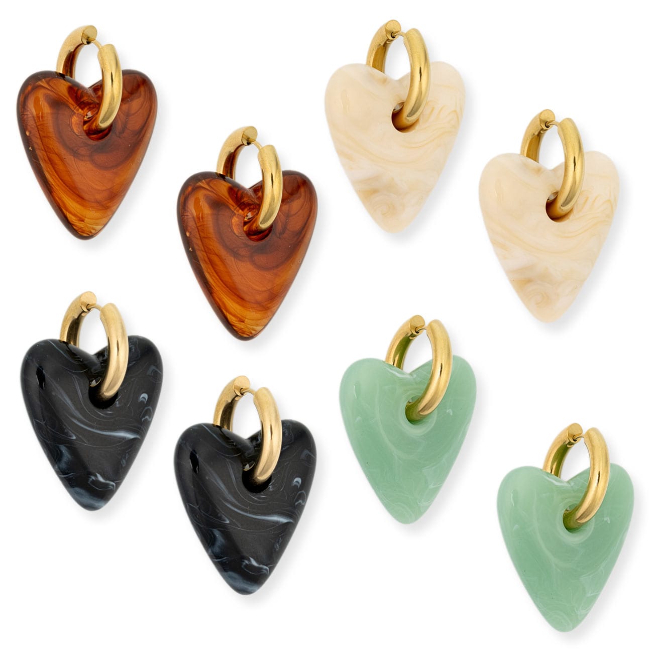 Blaise Heart Earrings Earrings by BRACHA