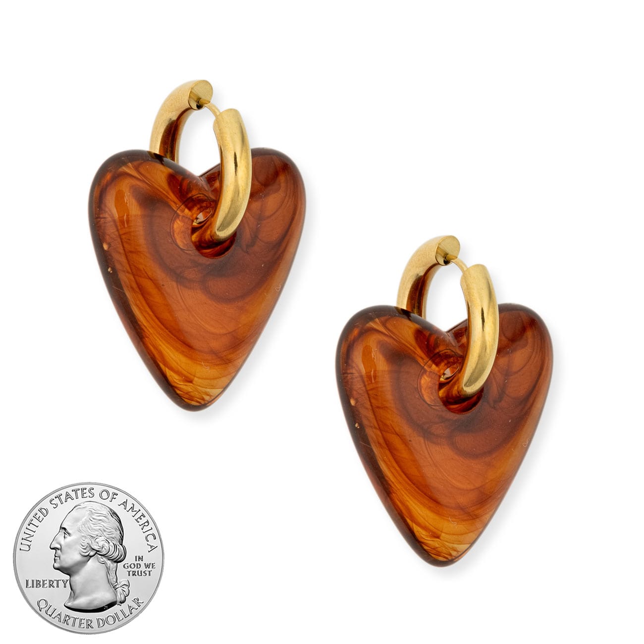 Blaise Heart Earrings Earrings by BRACHA