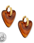 Blaise Heart Earrings Earrings by BRACHA