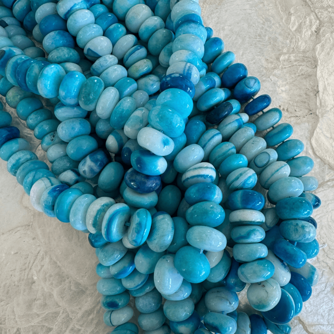 BRACHA Blue Jolly Rancher Candy Necklace